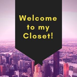 Welcome to my closet!